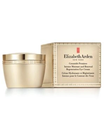 Shop Elizabeth Arden Ceramide Premiere Intense Moisture And Renewal Regeneration Eye Cream, 0.5 Oz. Jar