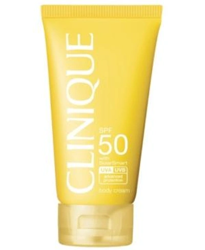 Shop Clinique Sun Spf 50 Body Cream, 5 Oz.