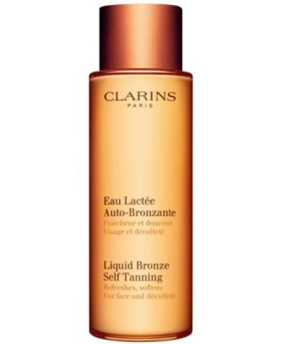 Shop Clarins Liquid Bronze Self Tanning, 4.2 oz In Clear