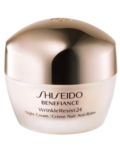 Shop Shiseido Benefiance Wrinkleresist24 Night Cream, 1.7 oz