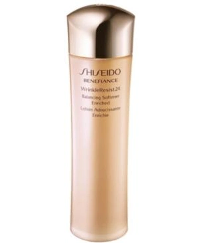 Shop Shiseido Benefiance Wrinkleresist24 Balancing Softener Enriched, 5 Oz.
