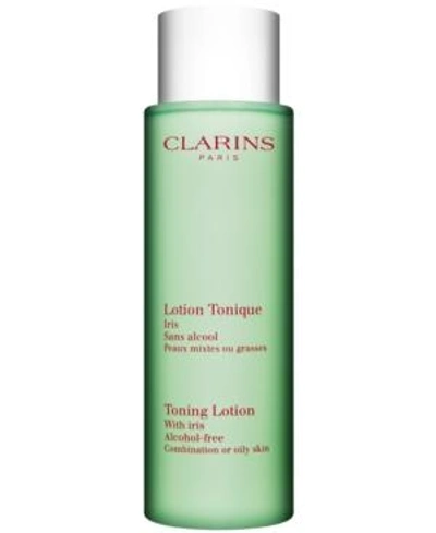 Shop Clarins Toning Lotion With Iris For Combination/oily Skin, 6.7oz