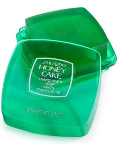 Shop Shiseido Honey Cake Translucent Soap 3.5 oz In Green