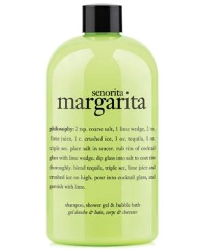 Shop Philosophy Senorita Margarita Ultra Rich 3-in-1 Shampoo, Shower Gel And Bubble Bath, 16 oz In No Color