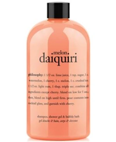 Shop Philosophy Melon Daquiri 3-in-1 Shampoo, Shower Gel And Bubble Bath, 16 oz In No Color