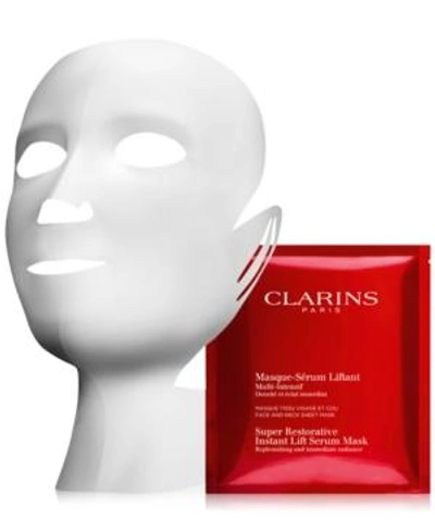 Shop Clarins Super Restorative Instant Lift Serum Mask, 5-pk.