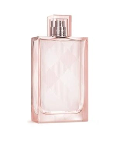 Shop Burberry Brit Sheer Eau De Toilette Spray, 3.3 Oz. In Pink