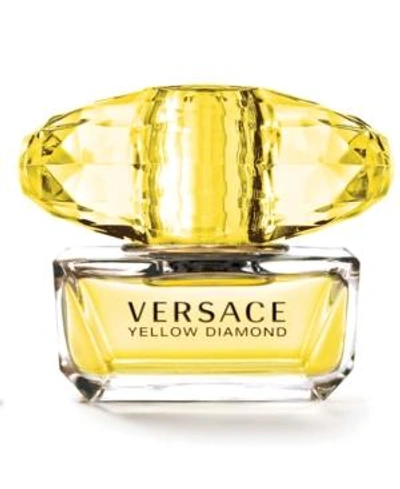 Shop Versace Yellow Diamond Eau De Toilette Spray, 1.7 Oz.
