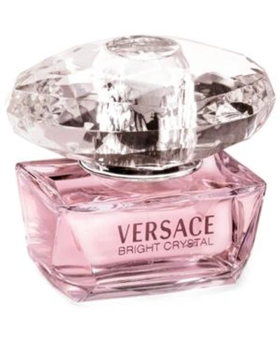 Shop Versace Bright Crystal Eau De Toilette, 1.7 oz In Pink