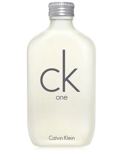 Shop Calvin Klein Ck One Eau De Toilette Spray, 6.7 Oz.