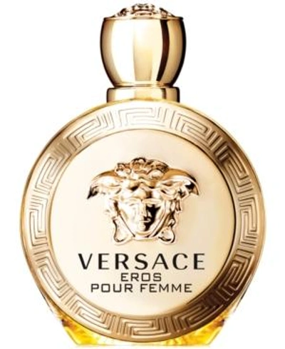 Shop Versace Eros Pour Femme Eau De Parfum Spray, 3.4 oz