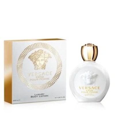 Shop Versace Eros Pour Femme Eau De Toilette Body Lotion, 6.7 oz