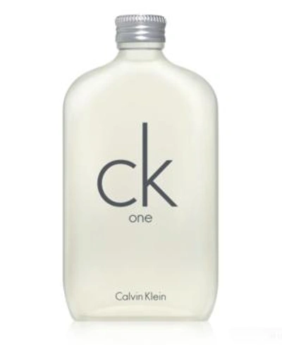 Shop Calvin Klein Ck One Eau De Toilette Spray, 10 Oz.