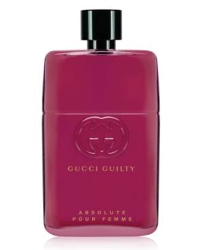 Shop Gucci Guilty Absolute Pour Femme Eau De Parfum Spray, 3-oz.