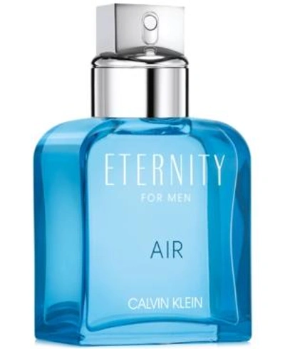 Shop Calvin Klein Men's Eternity Air For Men Eau De Toilette Spray, 3.4-oz.