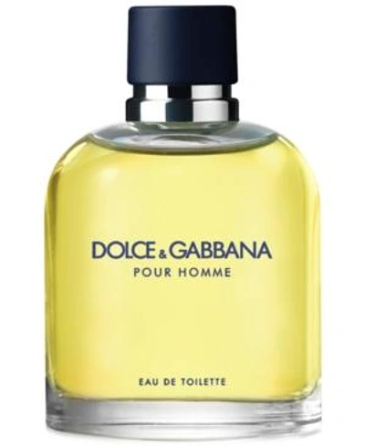 Shop Dolce & Gabbana Men's Pour Homme Eau De Toilette Spray, 4.2 Oz. In No Color