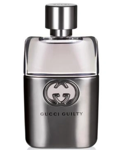 Shop Gucci Guilty Men's Pour Homme Eau De Toilette Spray, 1.6 Oz. In Metallic