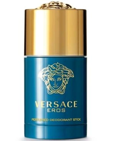Shop Versace Men's Eros Deodorant Stick, 2.5 Oz. In No Color