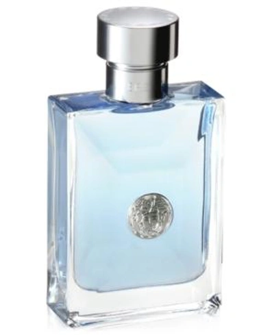 Shop Versace Men's Pour Homme Eau De Toilette Spray, 3.4 Oz.