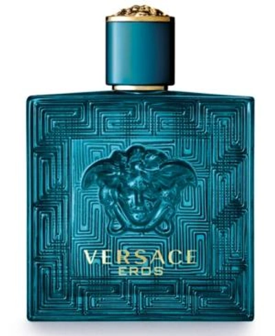 Shop Versace Men's Eros Eau De Toilette Spray, 6.7 Oz.