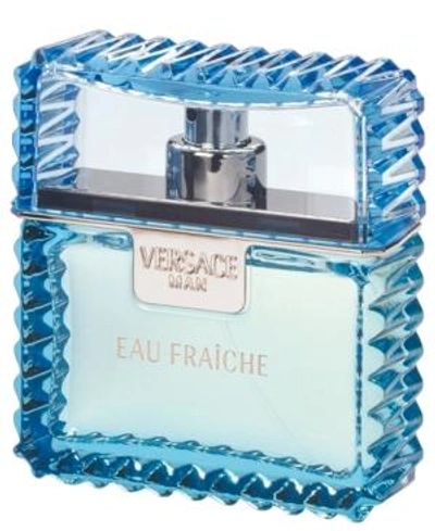 Shop Versace Man Eau Fraiche Eau De Toilette Spray, 1.7 Oz. In Blue