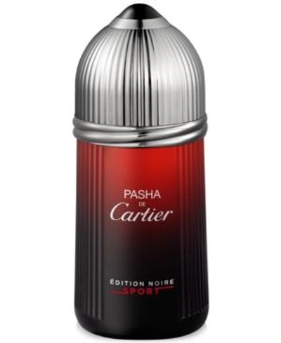 Shop Cartier Pasha De  Edition Noire Sport Eau De Toilette Spray, 3.3 Oz.