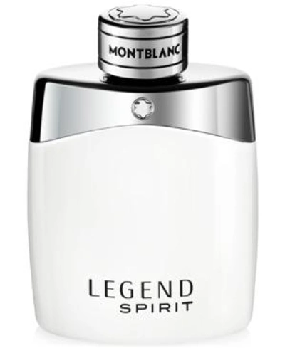 Shop Montblanc Men's Legend Spirit Eau De Toilette Spray, 3.3 oz