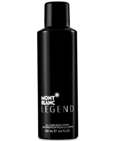 Shop Montblanc Men's Legend Body Spray, 6.6 Oz.