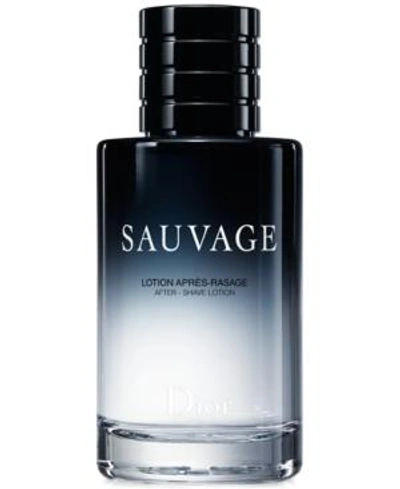 Shop Dior Men's Sauvage After Shave Lotion, 3.4 oz