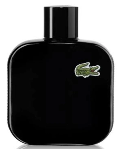 Shop Lacoste Men's L.12.12 Black Eau De Toilette Spray, 3.3 Oz.