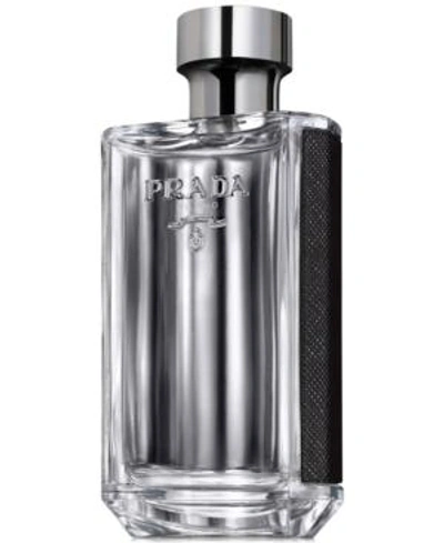 Shop Prada Men's L'homme  Eau De Toilette Spray, 3.4 Oz.