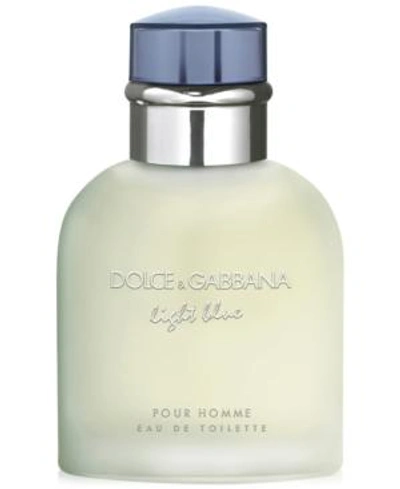 Shop Dolce & Gabbana Men's Light Blue Pour Homme Eau De Toilette Spray, 2.5 Oz.