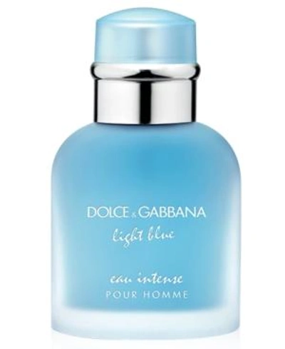 Shop Dolce & Gabbana Men's Light Blue Eau Intense Pour Homme Eau De Parfum Spray, 1.6 oz In No Color
