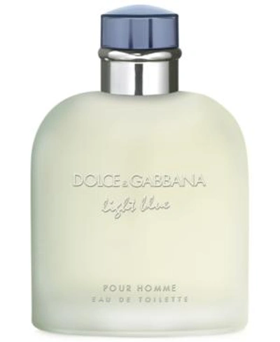 Shop Dolce & Gabbana Men's Light Blue Pour Homme Eau De Toilette Spray, 6.7 Oz. In No Color