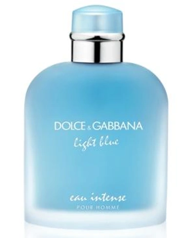 Shop Dolce & Gabbana Men's Light Blue Eau Intense Pour Homme Eau De Parfum Spray, 6.7 oz In No Color
