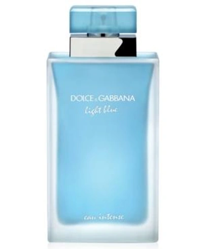 Shop Dolce & Gabbana Light Blue Eau Intense Eau De Parfum Spray, 3.3 oz In No Color