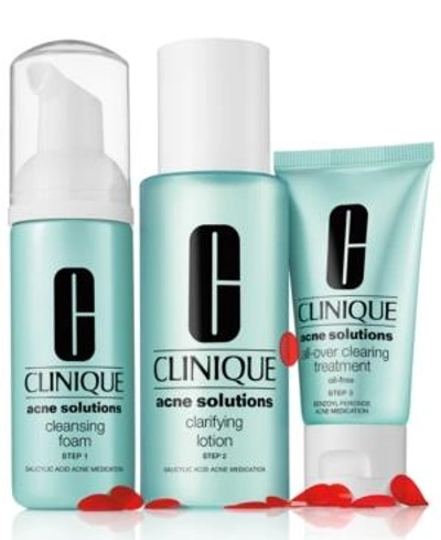 Shop Clinique Acne Solutions Clear Skin System Starter Kit