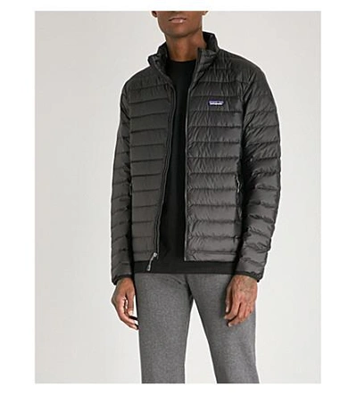 Shop Patagonia Padded Recycled Shell-down Jacket In Black