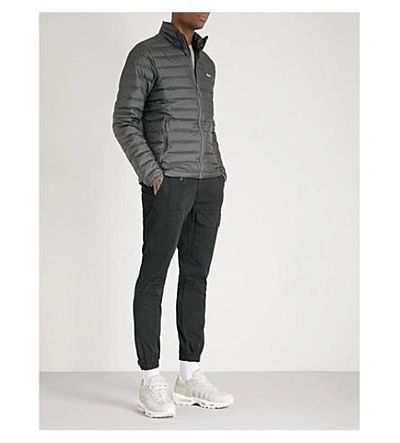 Shop Patagonia Padded Recycled Shell-down Jacket In Forge Grey