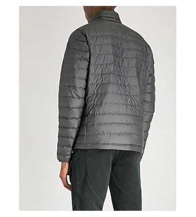 Shop Patagonia Padded Recycled Shell-down Jacket In Forge Grey