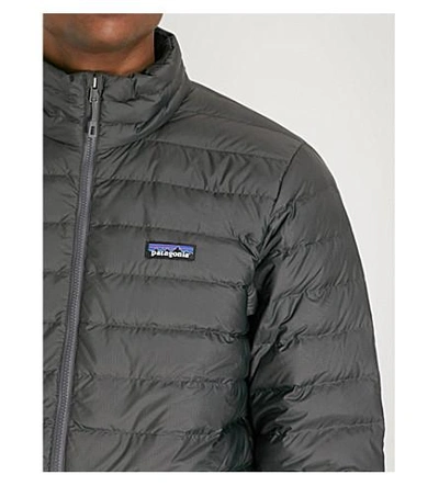 Shop Patagonia Padded Recycled Shell-down Jacket In Forge Grey