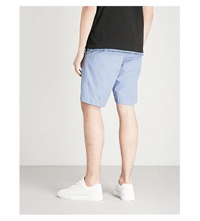 Shop Diesel Chidrive Cotton Shorts In Infinity