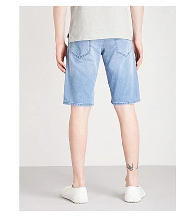 Shop Diesel Men's Denim Thoshort Stretch-denim Shorts