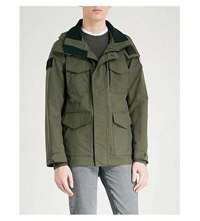 Canada Goose Voyager Hooded Shell Jacket In Dark Sage | ModeSens