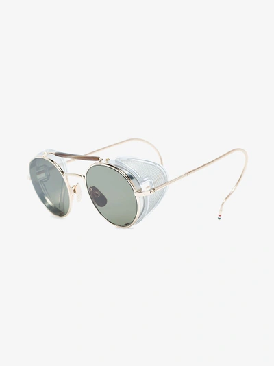 Shop Thom Browne Eyewear Runde Sonnenbrille