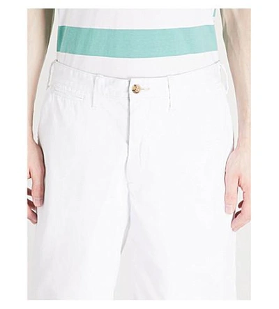 Shop Polo Ralph Lauren Surplus Relaxed-fit Cotton Shorts In White