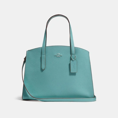 Shop Coach Charlie Carryall In Marine/silver