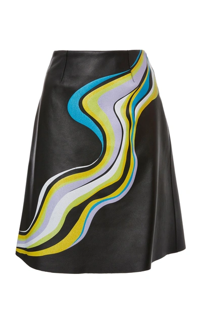 Shop Jeffrey Dodd Swirl Printed Circle Skirt