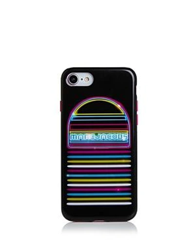 Shop Marc Jacobs Multicolor Iphone 7/8 Case In Black Multi