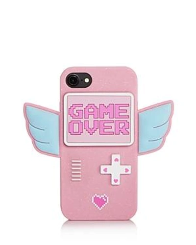 Shop Skinnydip London Game Over Silicone Iphone 7/8 Case - 100% Exclusive In Pink/gold